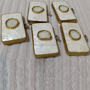 Bolso de mano de perlas de lujo, bolso de mano de noche, monedero de boda, fiesta de graduación, purpurina, diamantes de imitación ostentosos, marco de Metal, Bagby RF Crafts - Product Image 4