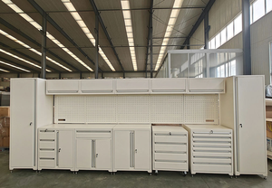 Garage Opslag Gereedschap Werkbank Duurzame Metalen Opbergkasten & Gereedschapskabinetten Aanpasbare Oem/Obm Voor Maximale Garageruimte - Product Image 3