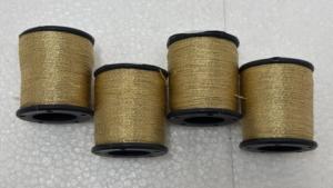Hilo de Zari Dorado con Núcleo de Poliéster de Alta Tenacidad, Suministro de Hilo Metálico para Bordado Industrial y Tejeduría - Product Image 4