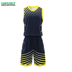 New Arrivals Breathable Mesh Basketball Uniform Sleeveless Shirts Shorts Suit Custom <b>Pattern</b> Mens Sports Wears - Product Image 1