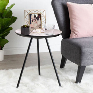 Pedestal Drink <b>Table</b> Aluminum <b>Side</b> <b>tables</b> Aluminum Foldable <b>Side</b> <b>Table</b> <b>Round</b> - Product Image 6