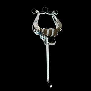 Soporte de Lira para Trompeta/Corneta de Acero Inoxidable Pulido - Product Image 1