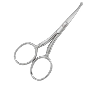 Stainless Steel <b>Cuticle</b> <b>Scissors</b> Straight Blade Sharp Tip Round Handle Durable Manicure Tool for Adults Made in Pakistan - Product Image 2