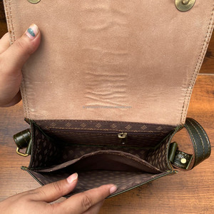 Nuevo Bolso con solapa cruzada de cuero de vaca para mujer, bolsos de hombro para mujer, bolsos de hombro para mujer, monedero de cuero genuino personalizado - Product Image 6