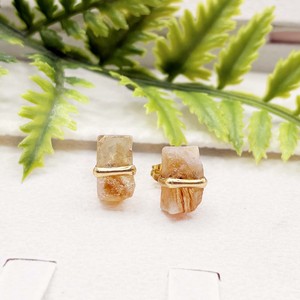 Raw Aquamarine <b>Stud</b> <b>Earring</b> Center Bezel <b>Set</b> Handmade Natural Gemstone January Birthstone Jewelry Gift for Women - Product Image 6