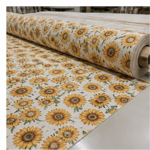 Tela de Algodón Estampada de Fabricación India, Diseño Personalizado, para Producción de Ropa, Bolsas y Decoración del Hogar - Product Image 1