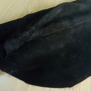 Cuir de vachette noir, d'ange, de chèvre, de mouton, de croûte de cuir, pour chaussures, doublures, semelles intérieures, sacs, ceintures, portefeuilles, vêtements, gants 1.2-1.4mm - Product Image 2