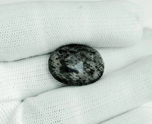 Pierre précieuse ovale facettée en quartz rutile noir AAA 25*18 mm 100% NATURELLE pour la fabrication de bijoux au prix de gros - Product Image 2