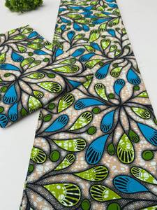 Tela Africana de Alta Calidad con Estampado de Cera de Ghana, 100% Algodón, para Ropa de Niñas, Manualidades y Bolsos - Product Image 2