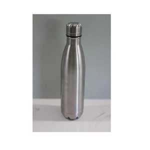 Classic Matte Silver Stainless Steel Water Bottle Double Wall Vacuum Insulated Sports Canteen Reusable Metal Flask <b>Drinkware</b> - Product Image 1