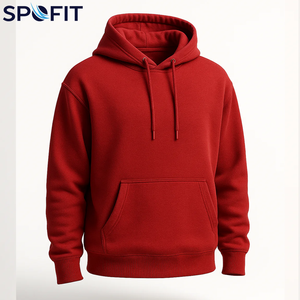 Sudadera con Capucha Cálida de Invierno para Hombre, Estilo Casual, Gruesa, Corte Regular, Impresión Digital, Teñido Liso, Logotipo Personalizado - Product Image 1