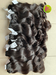 Extensiones de Cabello Humano Virgen Ondulado 100% Natural de la Mejor Calidad, Color Natural Vietnamita, Paquetes de Cierre de Cabello 12A al por Mayor - Product Image 4