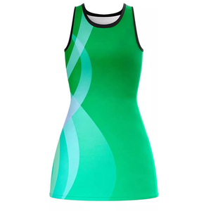 <b>Custom</b> Women's Netball Uniforms Printed Jersey Bibs Breathable <b>Dresses</b> with Front Logo Quick Dry & Eco-Friendly Fabric - Product Image 1