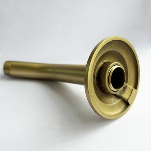 Braccio di Estensione per Doccia a Parete con Filettatura Conica 1/2 NPT, Flangia e Soffione a Pioggia - Accessori per Cabina Doccia - Product Image 6