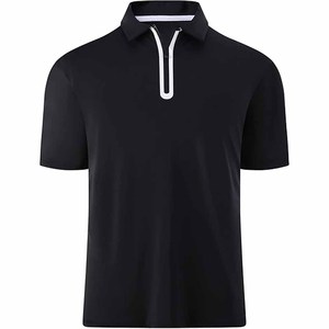 Polo T-shirt homme à manches courtes en coton 100% respirant, personnalisé avec logo, grandes tailles, imprimé, pour hommes, envoyé par Dress Sports - Product Image 1