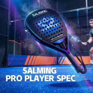 Raquette de padel Salming Pro Player, raquette professionnelle en fibre de carbone avec surgrip, 360g, légère, design antidérapant - Product Image 5