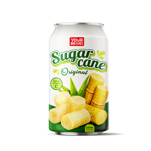 Jugo de caña de azúcar 100% puro y fresco en latas de 330 ml. Marca privada. Incluye muestras gratis y un atractivo empaque. - Product Image 1