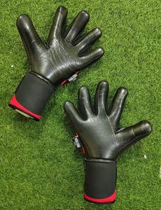 Guantes de Portero de Fútbol Profesionales, Impermeables, Transpirables, Protección Completa para los Dedos, Látex de 4 mm, Cordones Ajustables, Correa de Muñeca Ajustable - Product Image 3