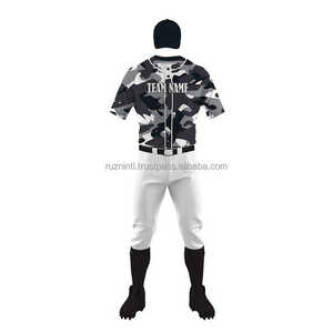 Uniforme de equipo de béisbol personalizado, tela de poliéster suave, material antisudor con ajuste Atlético perfecto para jugadores - Product Image 1
