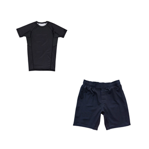 Nouveauté 2025 – Ensemble Rashguard et Short Anti-rétrécissement Personnalisé pour Homme, Idéal pour le MMA, le Jiu Jitsu et le Grappling – Spandex/Polyester - Product Image 4