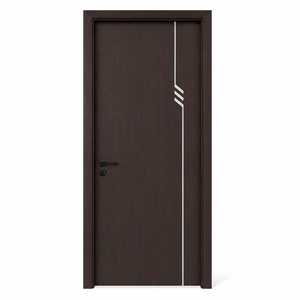 Modern PVC Waterproof WPC Interior Doors for Hotel Villa Apartment with <b>Frame</b> and Architrave - Product Image 1
