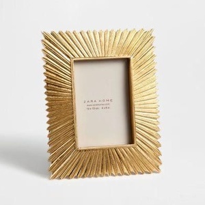 Minimalist High-Gloss <b>Gold</b> Picture <b>Frame</b> Desktop Standing Photo Display for Luxury Gifting Export Grade Polished Picture <b>Frame</b> - Product Image 2