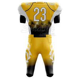 Uniforme de Fútbol Americano de Poliéster Estampado Personalizado de Alta Calidad para Adultos, Transpirable, Más Vendido - Product Image 6