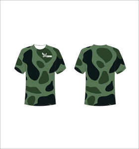 Camiseta de Camuflaje de Manga Corta para Hombre FEROCIOUS, Corte Regular, Cuello Redondo, Transpirable, Diseño Estampado, Venta al Por Mayor, OEM, Personalizada - Product Image 1