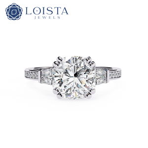 Custom Lab Grown Diamond Engagement <b>Ring</b> IGI Certified Lab Created Diamond <b>Silver</b> <b>Solitaire</b> <b>Ring</b> Women Fine Jewelry - Product Image 1