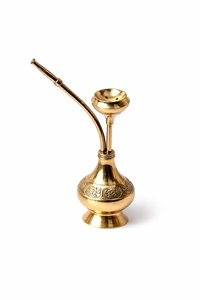 Chicha décorative en laiton de qualité supérieure, pièce maîtresse artisanale pour la décoration du salon, du bureau et de l'hôtel - Product Image 2