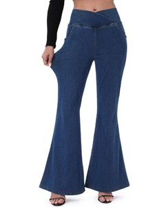 Pantalones de mezclilla Oxford elásticos de corte recto, estilo americano, negros, transpirables, desgastados, de cintura media, para mujer, ideales para el verano. - Product Image 4