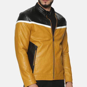 Blouson Homme en Cuir Véritable 2026 – Col Montant, Imperméable, Coupe-Vent, Réversible, Séchage Rapide, Personnalisable OEM, Hiver Respirant, Coupe Slim - Product Image 3