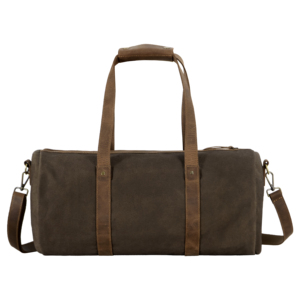 Vintage Waxed Canvas & Crazy Horse Leather Travel Duffel <b>Bag</b> Large Capacity Weekend <b>Overnight</b> <b>Bag</b> Custom Gym Business Travel Lug - Product Image 4