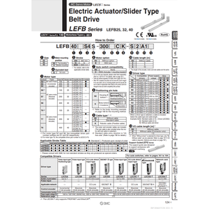 Catégorie de produit Actionneur électrique pneumatique SMC LEFB25S6S-1500BC moteurs AC - Product Image 2