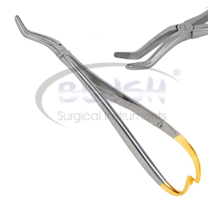 Eiselsberg Mathieu 17cm Manual Dental Needle Holder Rustproof Reusable with TC Carbide Stainless Steel By <b>Blush</b> Surgical - Product Image 3