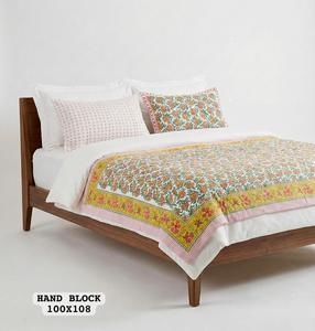 Draps de lit king size en coton, fabriqués à la main, avec 2 taies d'oreiller réversibles à fermeture éclair, décoration intérieure, disponibles à la vente, directement de l'usine. - Product Image 5