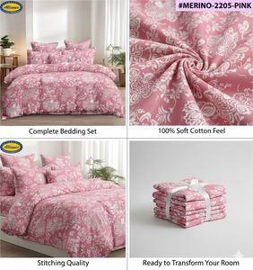 Juego de Ropa de Cama Queen Size Moderno de Microfibra Tejida de 400 Hilos, Resistente a las Arrugas, con Fundas de Almohada Planas y Ajustables - Product Image 3