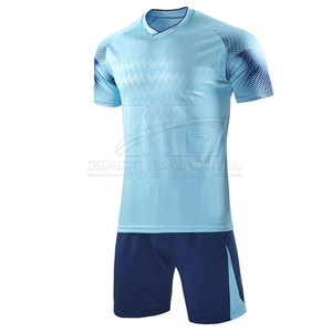 Conjunto de Uniforme de Fútbol para Hombre, 100% Poliéster, Transpirable, Jersey y Pantalones Cortos, Impresión por Transferencia de Calor, para Equipos de Clubes Adultos y Partidos Escolares - Product Image 2