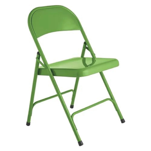 Chaise de salle à manger pliable en métal, style minimaliste moderne, pour la maison, le bar, le restaurant, chaise de bar en fer de style nordique, luxe léger - Product Image 4