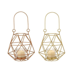 Lanterne artisanale en fer haut de gamme avec anneau de suspension pour applications décoratives intérieures et extérieures - Product Image 6