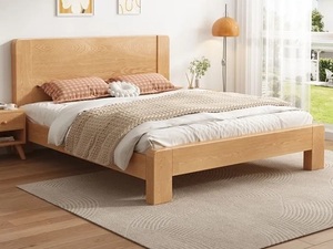 Durable Modern Tailor-Made Furniture Vietnam Minimalist OEM & ODM Support Solid Wood <b>Bed</b> <b>Frames</b> Customized Color - Product Image 2