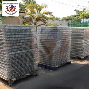 Paneles de Malla Metálica Galvanizada para Sistemas de Estanterías de Paletización, Almacenamiento Duradero en Almacenes y Mejora de la Circulación de Aire - Product Image 1