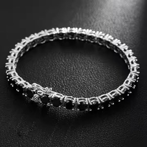 Luxury Fully Iced Miami Cuban Link Chain Upside-Down VVS Studded Diamond <b>Tester</b> Check Moissanite Necklace Fashion Chains - Product Image 2