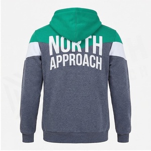 เสื้อฮู้ดดี้ผู้ชาย North Approach แบบ Color Block ทรงปกติ ผ้าฝ้ายผสมโพลีเอสเตอร์ เฟรนช์เทอร์รี่ สไตล์ลำลองสำหรับฤดูใบไม้ร่วง มีกระเป๋าหน้า - Product Image 2