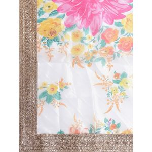 Awesome Teal Green Art Silk Lehenga Choli con bordado Dupatta Conjuntos de mujer - Product Image 2