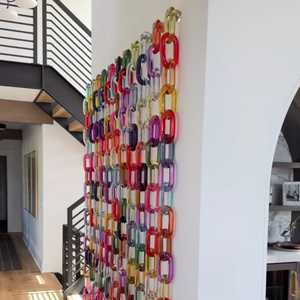 BE - Eslabones de Cadena Hechos a Mano con Resina Epoxi Transparente de Alta Calidad, Decoración Colorida para Colgar en la Pared, Proyectos de Bricolaje, Ángel Artístico de Graduación - Product Image 6