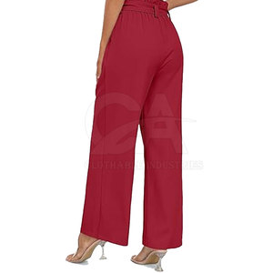 Women Casual Straight Leg Trousers Soft Cotton <b>Summer</b> <b>Pants</b> for Daily Wear Fashion Women Elastic Waist <b>Summer</b> Trousers Loose Fit - Product Image 6