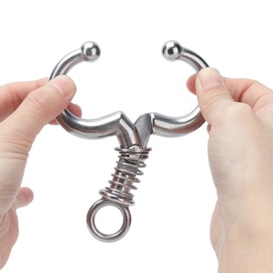 Anillo Nasal para Ganado de Acero Inoxidable, Abrazadera Nasal para Toro/Vaca, Anillo Nasal con Resorte en Forma de W para Accesorios de Cría en Granjas - Product Image 2