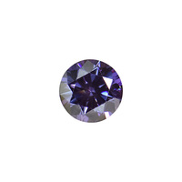 Venta al por Mayor de Piedras Preciosas Sueltas de Moissanita Azul Púrpura VVS, Piedras Sintéticas Cultivadas en Laboratorio, Redondas de 3-11 mm, en Stock, Suministro de Fábrica