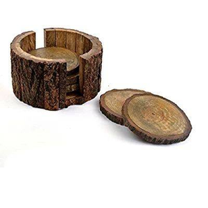Handcrafted Design New Style Wood Tea Coaster Wood Tableware Manufacturer'<b>s</b> Direct Wholesale Price From India - Product Image 3